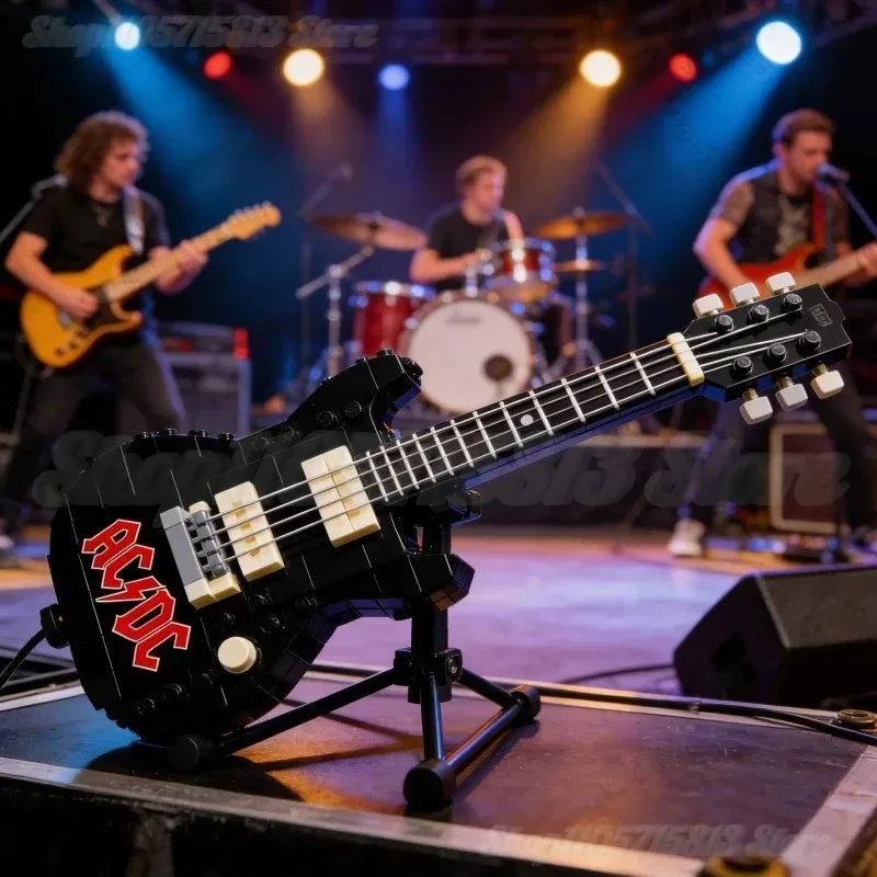 Brick Guitar Model Kit DIY Min - Novelty Gifts recension och pris