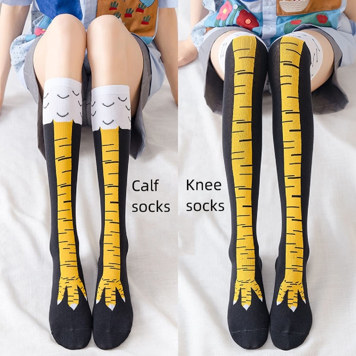 Women Thigh High Stockings Chi - Funny Chicken Leg Socks recension och pris