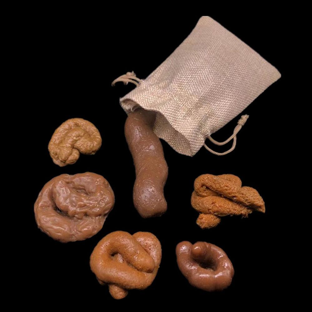 6Pcs Turd Mischief Tricky  Foo - Fake Poop Gag Gift recension och pris