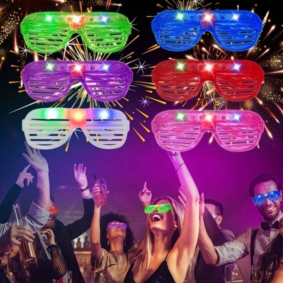 10-50PCS LED Glasses Light Up  - Glow In The Dark Party Glasses recension och pris