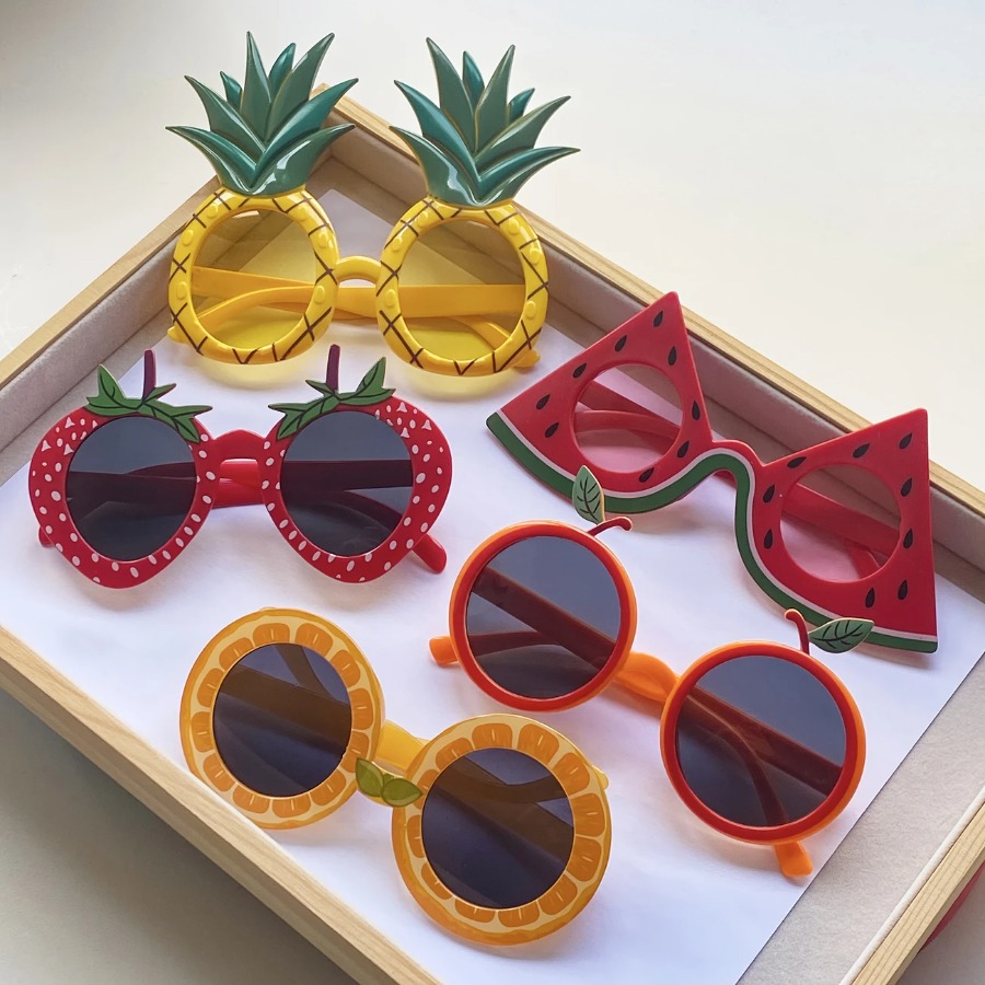 1-24PCS Fruit Eyeglasses Pinea - Glow In The Dark Party Glasses recension och pris