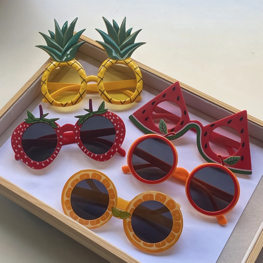 1-24PCS Fruit Eyeglasses Pinea - Glow In The Dark Party Glasses recension och pris