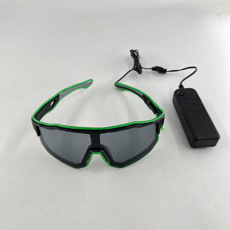 Cool Windproof LED Flashing Gl - Glow In The Dark Party Glasses recension och pris