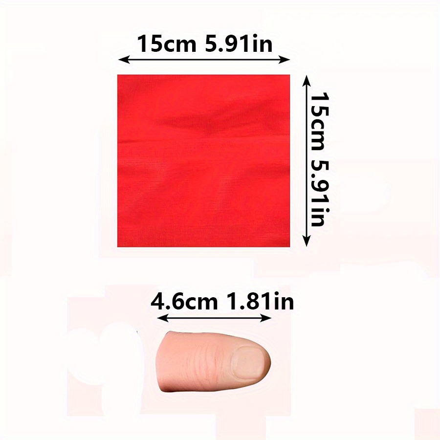 1set Scarf-Vanish Magic Thumb  - Thumb Tip Magic Trick Set recension och pris