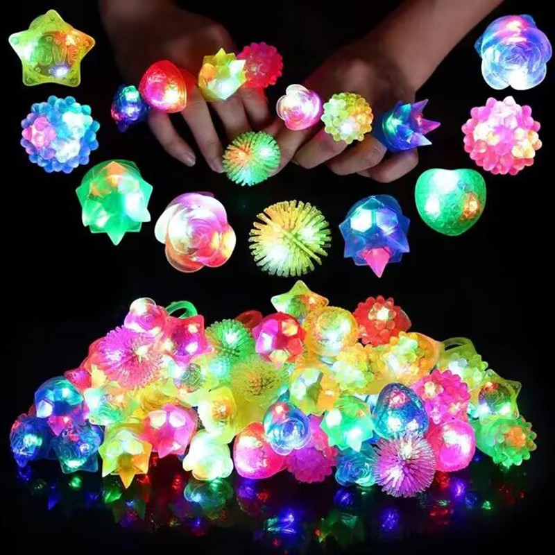 20/30/50pcs Glowing Rings LED  - Glow In The Dark Party Glasses recension och pris