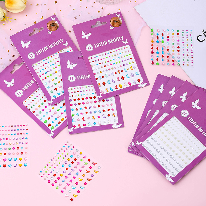 Hot Selling Face Gems Stickers - Party Supplies recension och pris