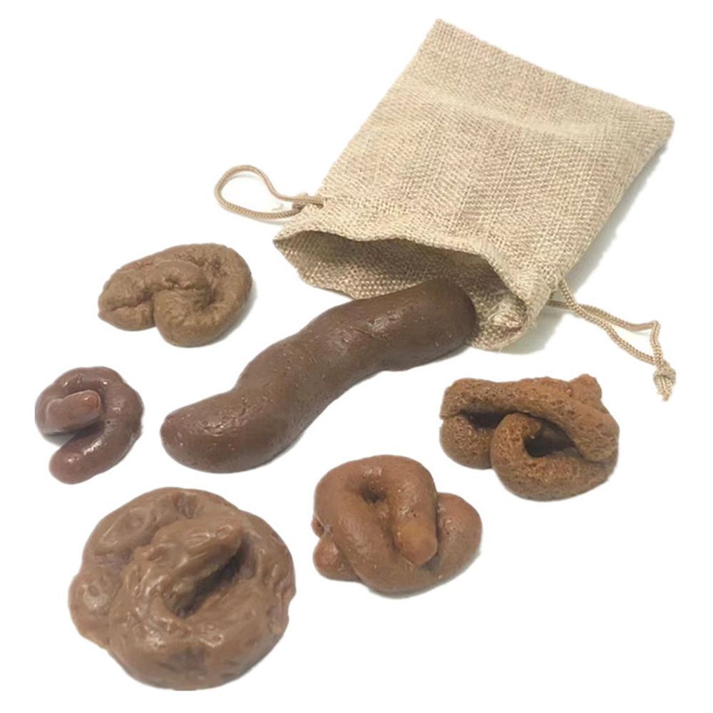 6Pcs Joke Tricky  Antistress G - Fake Poop Gag Gift recension och pris