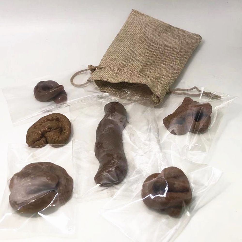 6Pcs Joke Tricky  Antistress G - Fake Poop Gag Gift recension och pris